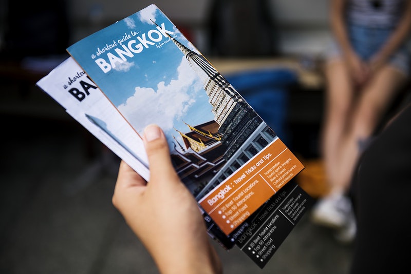 Example of Travel Brochures in Color